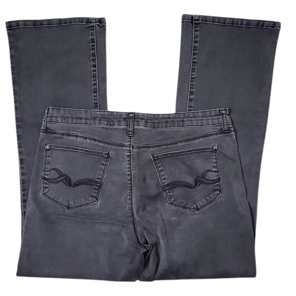 R Jeans Women's Size 32 Petite Dark Wash Boot Cut - Picture 4 of 13